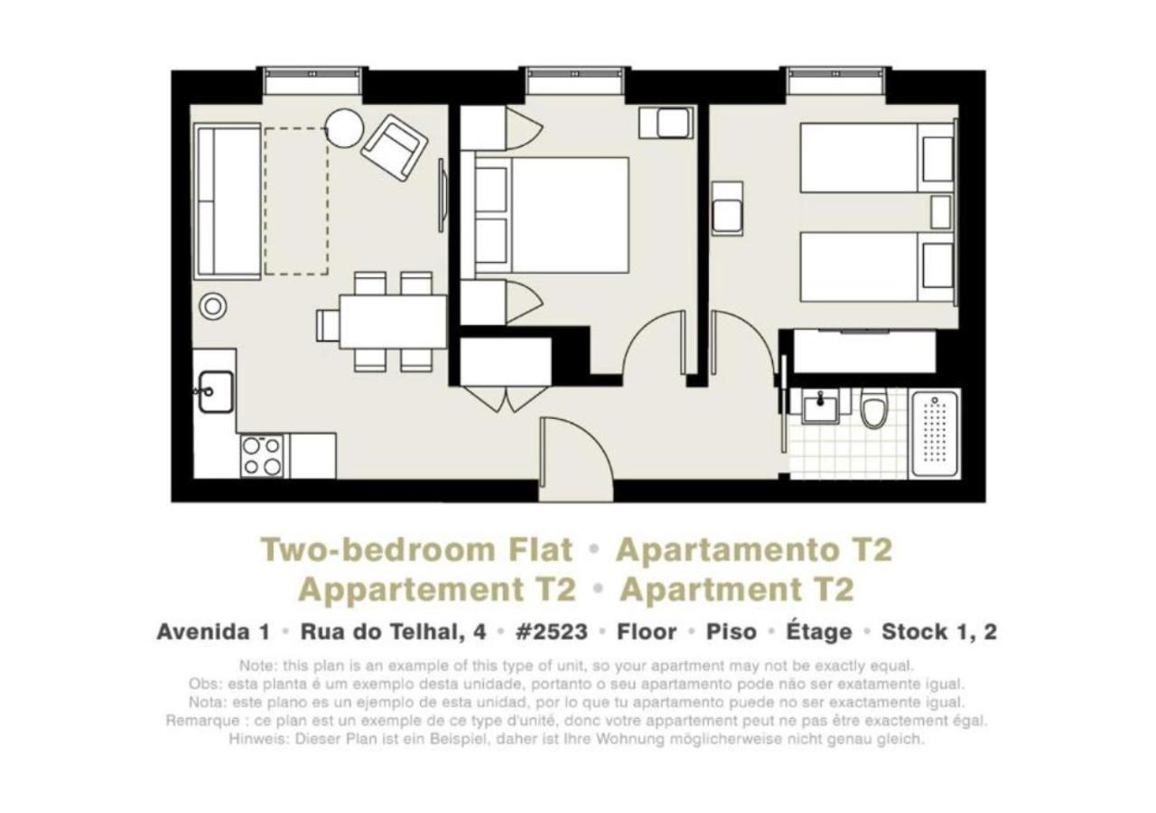 Apartment mit 2 Schlafzimmern